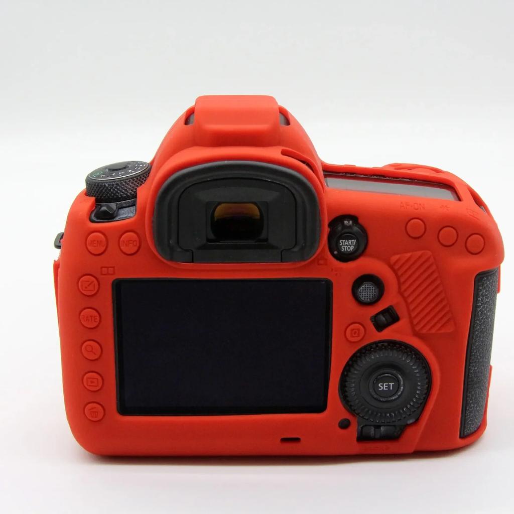 Silicone Case Cover DSLR Camera Bag For Canon EOS R50 R 90D T8i 250D 5D Mark III IV 6D II 6D2 5D3 5D4 1300D 800D SL3 T7i T6