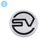 1Pcs Metal SV Car B-pillar Rear Trunk Emblem Badge Decorative Stickers For Range HSE DEF Rover Evoque Velar Discovery