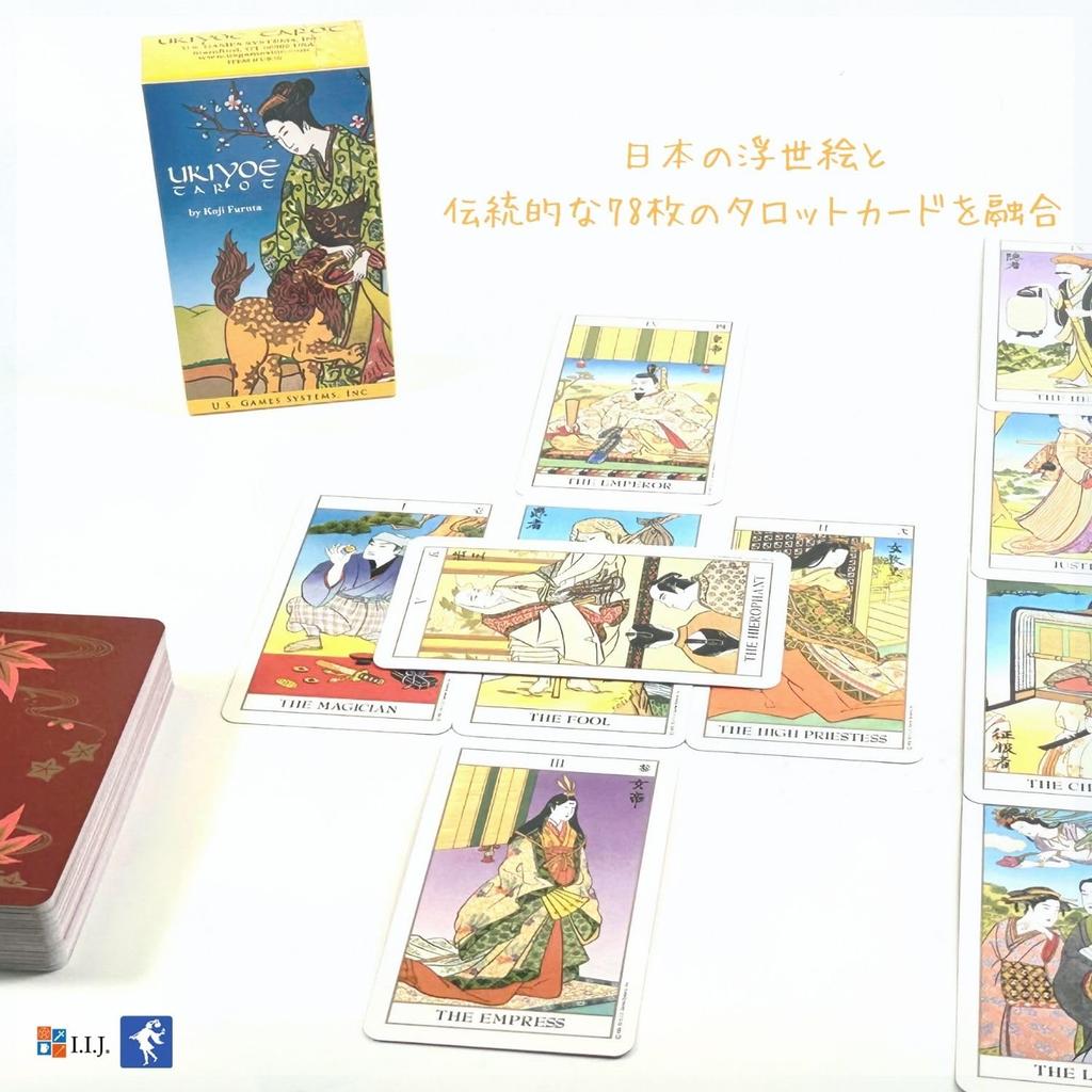 Ukiyoe Marseille 78 Tarot with Japanese Authentic Product I.I.J. Tarot, Edition, Cards, Reading, Instructions,