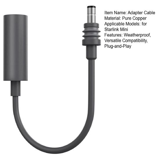 Кабель-адаптер водонепроницаемый папа-мама D-C штекер-гнездо разъем питания RV лодка мобильное устройство для StarLink