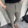 Мужские полосатые приталенные брюки для платья 2022 года - Повседневные и профессиональные больших размеров DK9962-P75