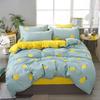 Cotton Bed Sheet Set With Active Print Modern Minimalist Style Queen King Size