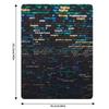 Software Developer Programming Code on Black Background Throw Blanket Summer Flannels Picnic Hairy Blankets