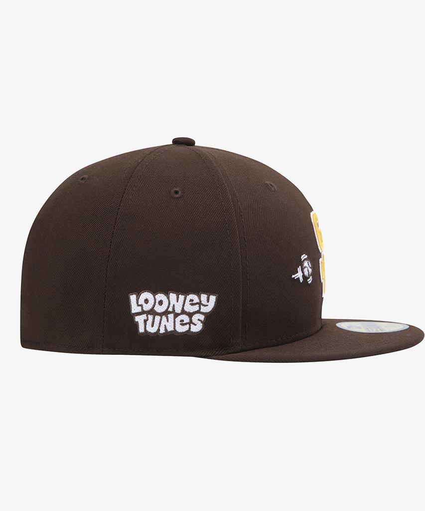 New Era Looney Tunes МЛБ Сан-Диего Падрес Кепка с козырьком Темно-коричневая 60857880