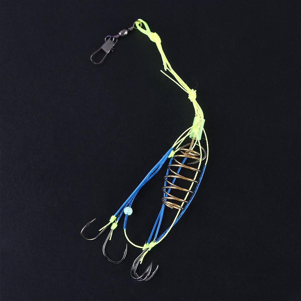 Tools Springs Anti Winding Lure Trap Hooks Fishinghook Fishing Bait Hooks Explosion Fishing Hooks