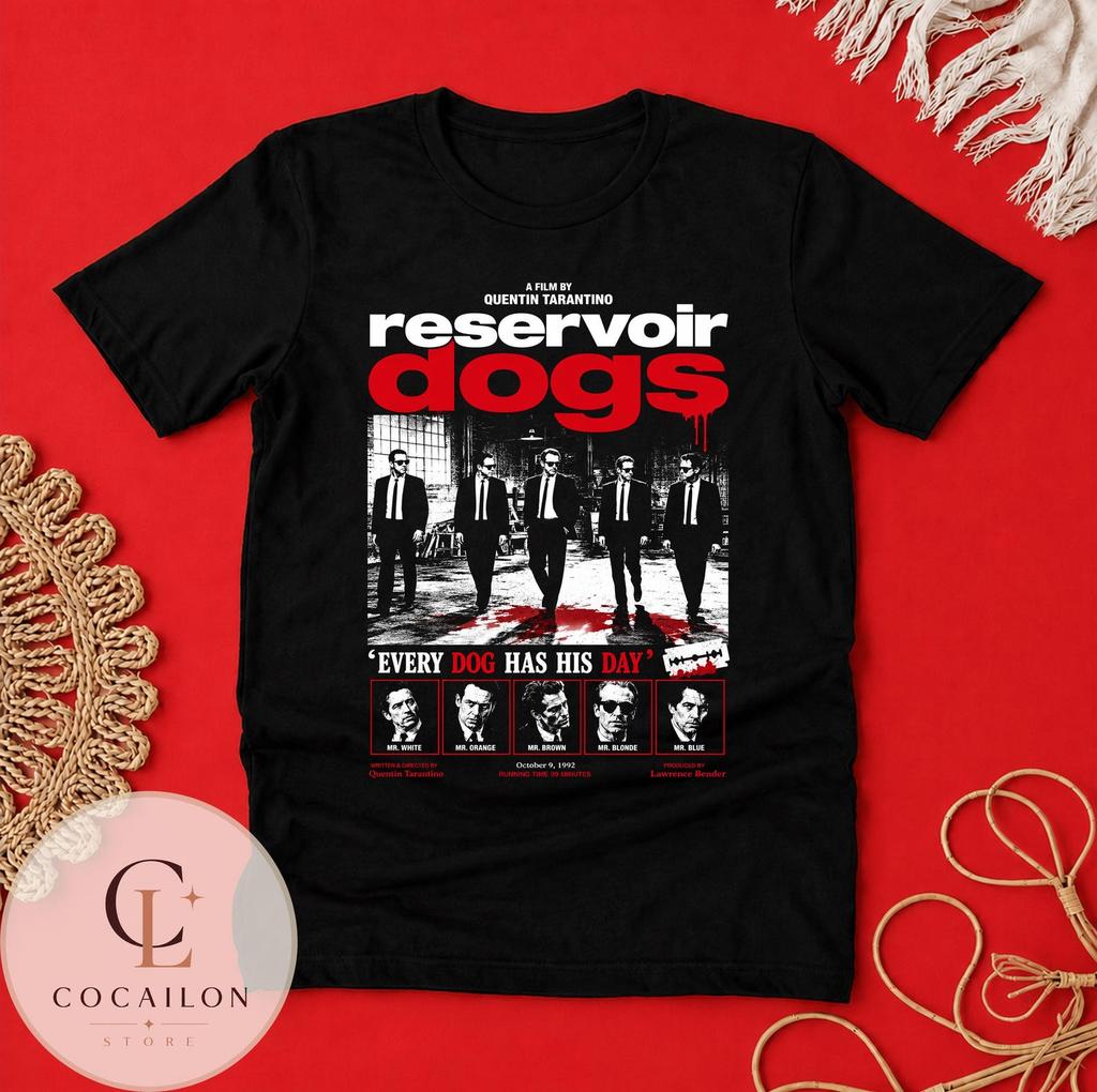 Reservoir Dogs Movie T-Shirt, Quentin Tarantino Cult Classic Film Tee