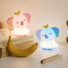 Elephant Night Light Silicone Dimmable Touch Control Night Lamp 2-Level Dimmable Rechargeable Auto-Off Timer Night Lamp
