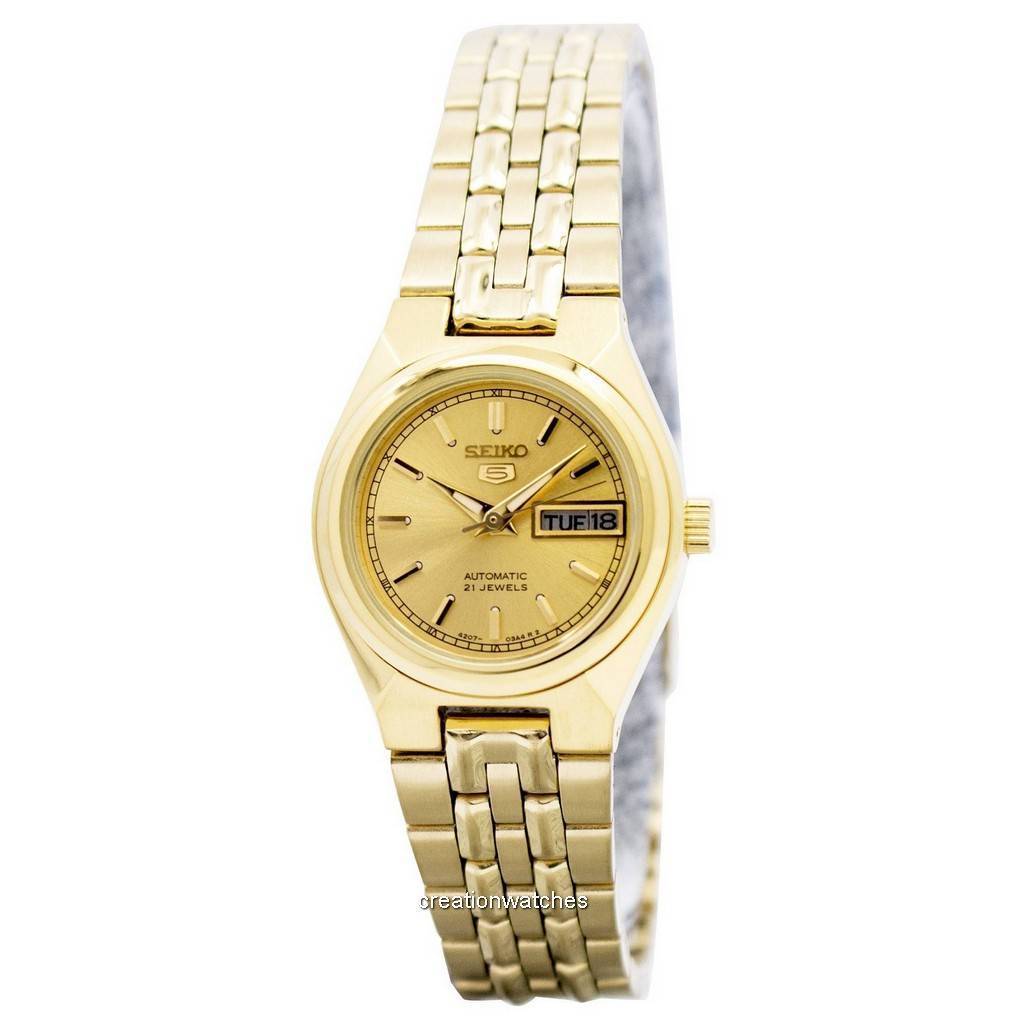 Восстановленные автоматические часы Seiko 5 с 21 камнем SYMA04 SYMA04K1 SYMA04K Женские