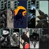 Чехол-бампер для Samsung Galaxy S24 S22 Ultra S21 Plus S20 S23 FE S10 S10E S9 S8 S7 Edge с рисунком черепа ворона, силиконовый, S