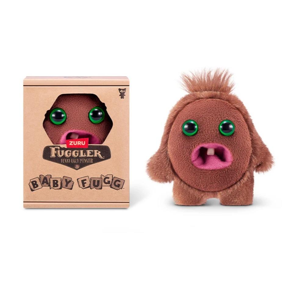 Плюшевые игрушки Fuggler Монстры с кривыми зубами Fuggler Малыш Мультяшный Странный кролик с большими глазами Плюшевая игрушка Kawaii Многоцветная плюшевая кукла 8-9 см