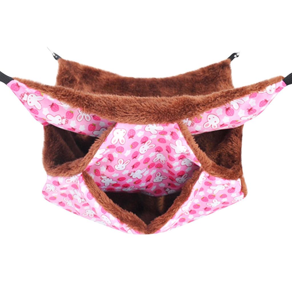 Гамаки для маленьких домашних животных, трехслойные теплые гамаки для домашних животных, лабиринт для хомяков, хлопковая спящая белка, сахарная летающая летяга, теплые подвесные