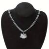 New fashionable KT cat pendant collar necklace, without gift box. Cute cartoonish girl KT cat pendant collar necklace. Suitable