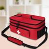 First Aid Bag Medical Storage Bag Portable Large Capacity Bottle Organizer Emergency Kits Organizer for Car Home Office