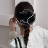 Chiffon Pleated Scrunchies Lace Dot Hair Ropes Korean Organza Scrunchies  Ponytail Holder