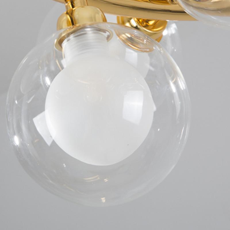 Современная креативная светодиодная люстра-пузырь, освещение для роскошной гостиной, столовой, подвесной светильник, стеклянный шар, подвесной светильник, декор дома
