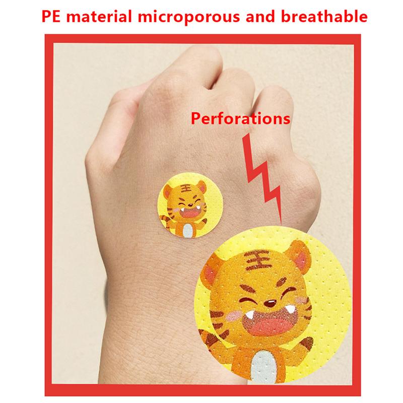 120 шт. детский круглый пластырь для вакцинации, шприц для инъекций, патч с отверстием