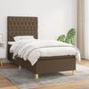 3142548 vidaXL Divan Bed with Mattress Dark Brown 90x200 Cm