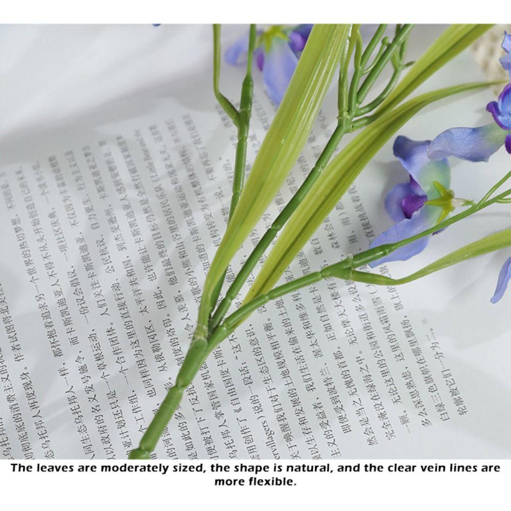 1pcs 50cm Flower Branches Simulation Flowers Multi-functional Artificial Orchid Photograph Props