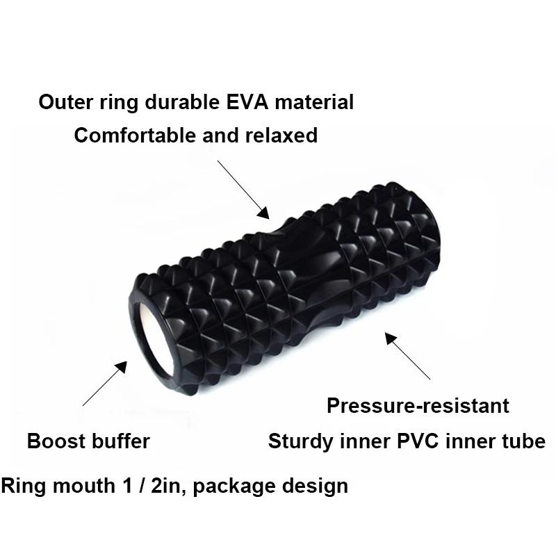Полый ролик для йоги из ЭВА, массажный блок для йоги, колонный блок для фитнеса, пилатеса, тренажерного зала, мышц спины, палки для расслабления тела