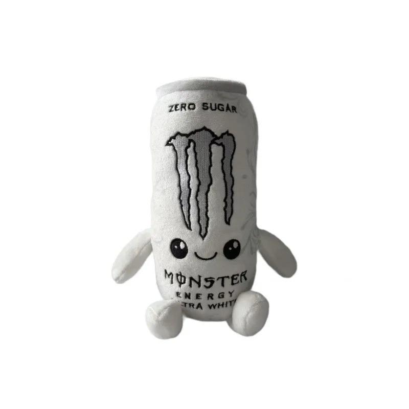 @В наличии Белый Monster Energy Напиток Плюшевая Игрушка Симуляция Банки Набитая Кукла Милая Мягкая Фигурка Декор Подарок Подарки на День Рождения