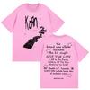Rock Korn Follow The Leader Double Sided Print T Shirt Men Women Retro Harajuku Fashion Cotton Short Sleeve T-shirts Streetwear