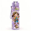 1PC Little Girl Gift Party Collage 750ml Color Plastic Sports Water Bottle Leakproof Flip Straw Lid Suitable for Sports Office Home Use