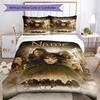 3Pcs Custom Name Lord Rings Bedding Set Duvet Cover Closure Includes 1Duvet Cover 2Pillowcases Soft And Comfortable For All Seasons