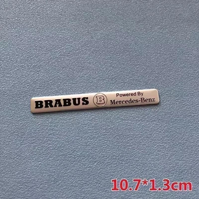 1PCS Aluminum Car Body Badge Sticker Accessories For Mercedes Benz AMG Brabus Maybach W212 W204 W211W168 W213 W205 W210 W124 GS1