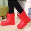 Новые женские зимние ботинки женские теплые плюшевые сапоги женские водонепроницаемые ботинки зимние однотонные рабочие ботинки из ЭВА Botines Para Mujeres