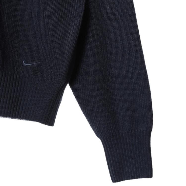 Nike Мужской свитер-henley с длинным рукавом Life 'Obsidian' FN3119-451