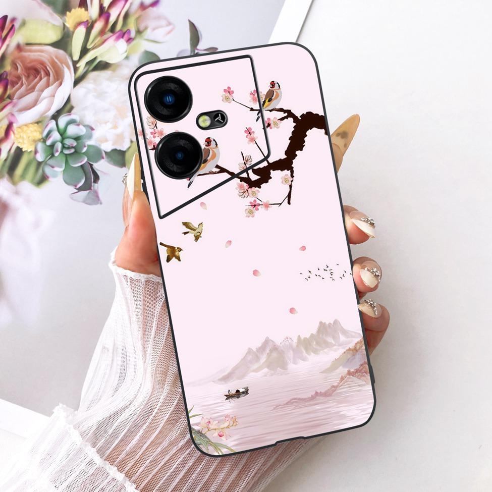 For Tecno Pova Neo 3 Case Cover Silicone Cute Cat Fashion Funny Cool Painted Bumper For Tecno Pova Neo3 LH6n Phone Casing