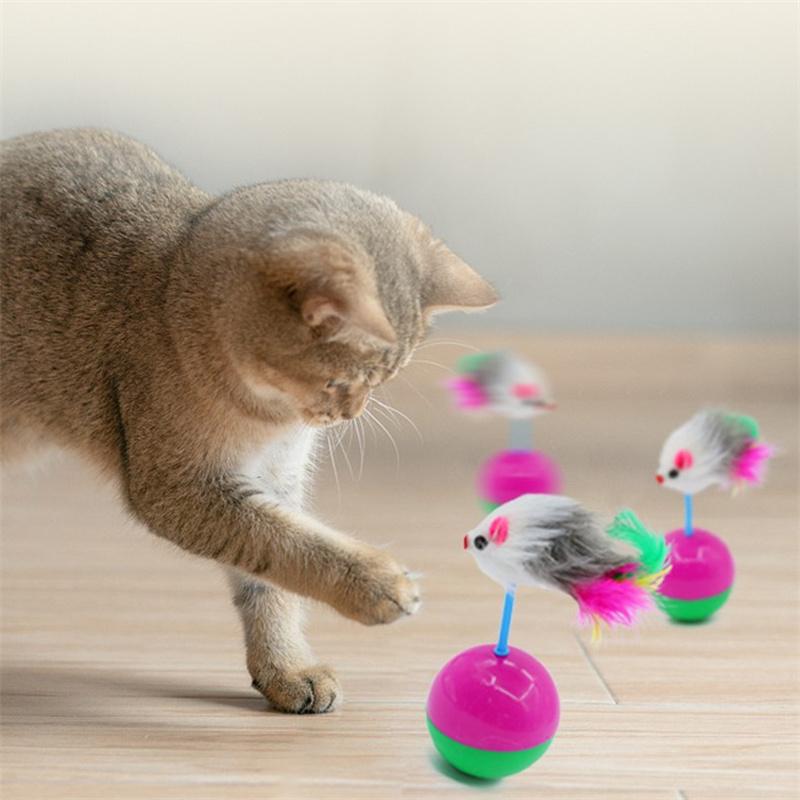 Игрушки для кошек Tumbler Mouse Игрушки для домашних животных Игрушка Roly Poly