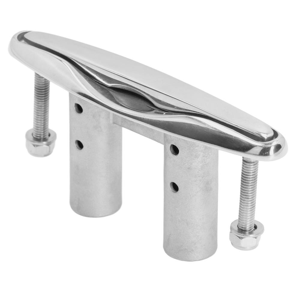 Stainless Steel 316 Flush Mount Cleat Marine Hardware Boat Lift Cleat Pull Up Cleat Boat Lift