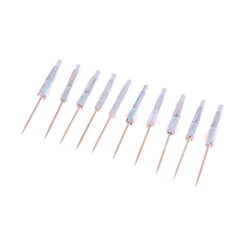 10 шт. зубочисток, зонтики для коктейлей, палочки для напитков, палочки для декора вечеринок