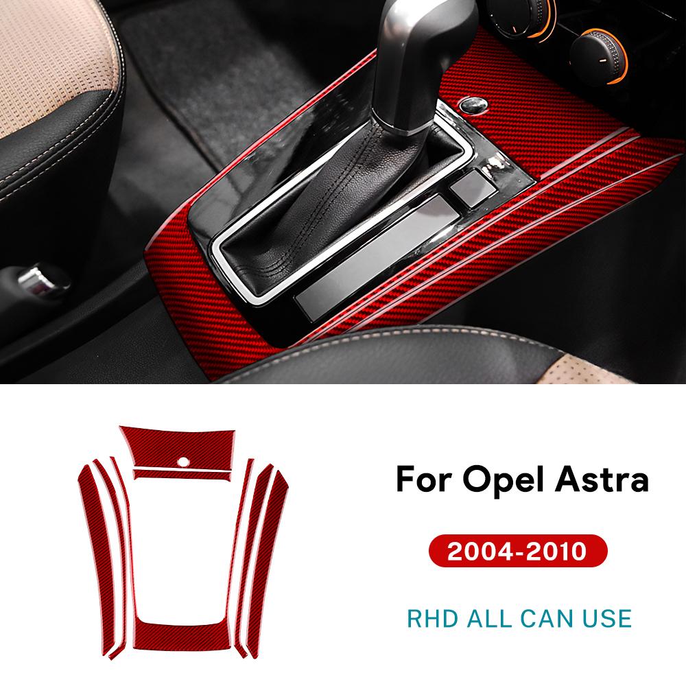 Наклейка из настоящего мягкого углеродного волокна для Vauxhall Opel Astra H MK5 2004 2005 2006 2007 2008 2009 2010 LHD RHD Панель переключения передач автомобиля Tri