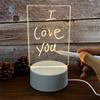 LED Note Board Night Lamp Message Board With Pen USB Plug-in Writable Night Lamp Gift For Children Girlfriend Creative Light