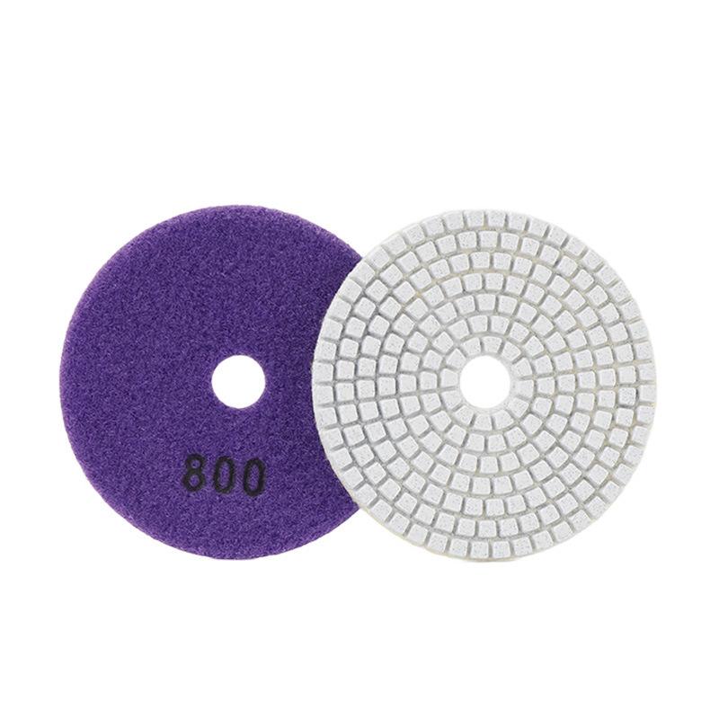 3/4 inch Wet Stone Polishing Pad for Marble, Granite, Quartz - Angle Grinder Compatible (100mm)