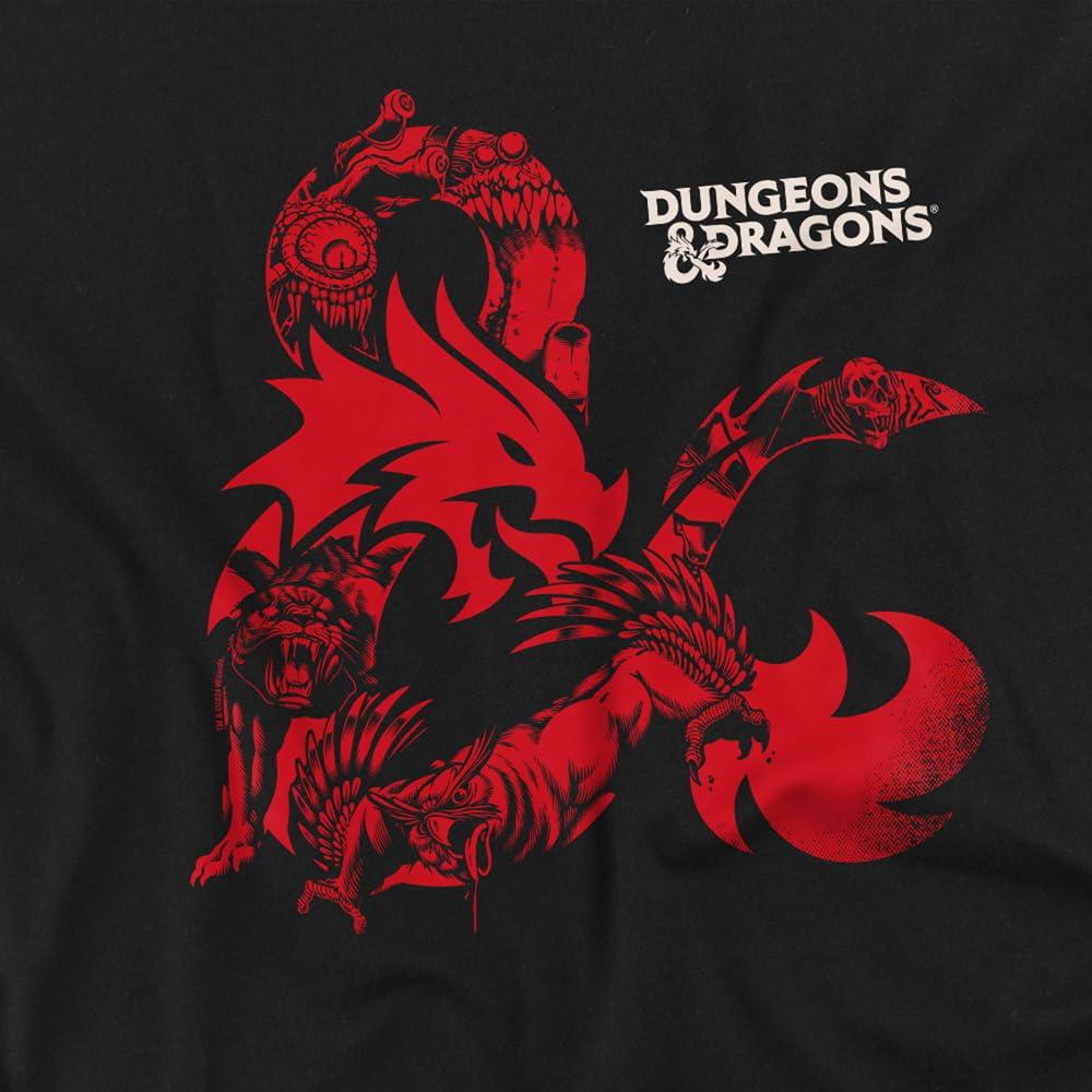 Dungeons & Dragons Mens Ampersand Monsters T-Shirt