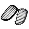 2PCS Front Kidney Racing Grille for BMW E60 E61 M5 Series 2003-2010 Single Line Modification Sport Grilles Hood Grill Car Stying
