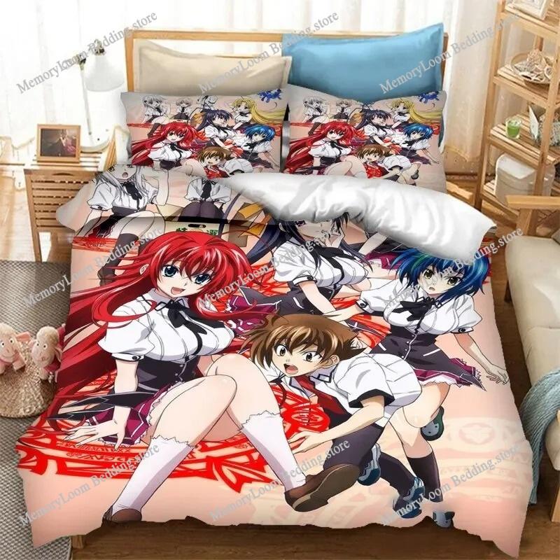 Аниме High School DxD Комплект постельного белья Пододеяльник Спальня Одеяло Покрывала Односпальное Двуспальное _размера Одеяло Покрывало Домашний Текстиль