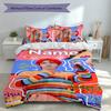 3pcs Custom Name TOP lands boy group Zhu Zhixin Bedding Set,Includes 1 Duvet Cover and 2 Pillowcases,All-season Bedroom Decor