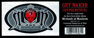 12-дюймовая пластинка METHODS OF MAYHEM - Get Naked 1556981 MCA Records 1999 США Рэп и хип-хоп/R&B Б/У