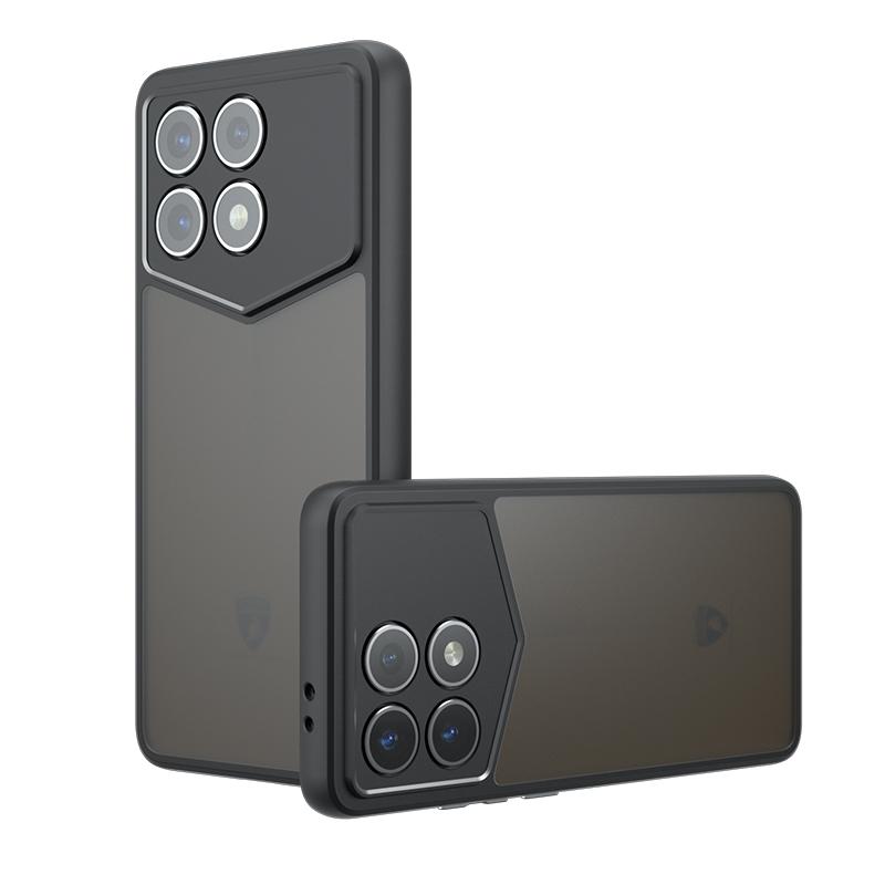 Для Xiaomi Redmi K70 K70E Poco F6 X6 Pro Чехол Матовый Magsafe Ударопрочный Встроенные Уголки с Воздушной Подушкой Нежелтеющий Материал Мягкая Обложка