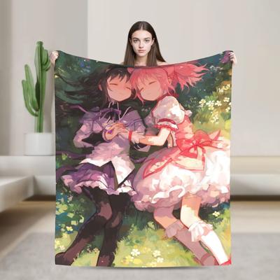 Плед Puella Magi Madoka Magica для дивана Пушистый плюшевый плед 50x60 дюймов Разные размеры Покрывала для всех сезонов