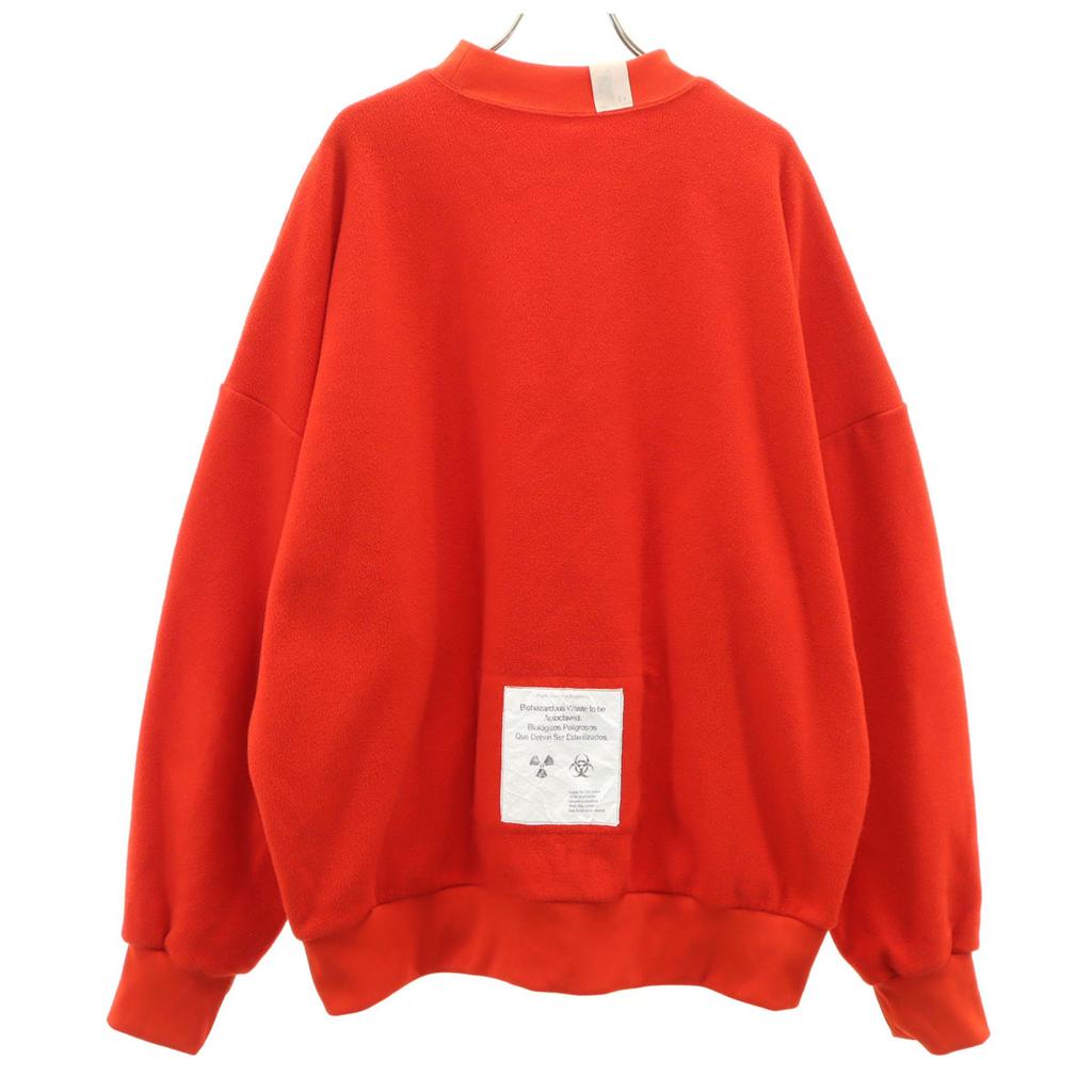 N.HOOLYWOOD сделано в Японии Флисовый свитшот с длинным рукавом и круглым вырезом 38 Красный Мужской Б/у