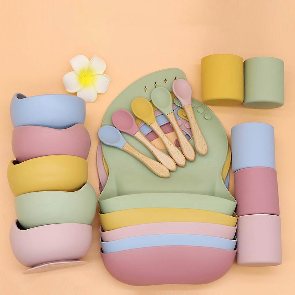 5-Piece Silicone Baby Feeding Set