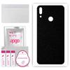 apgo Protective Skin Sticker for the Back Compatible with Huawei Y7 Pro (2019), Wrap Film, Foil, Vinyl - Pattern Matte Black