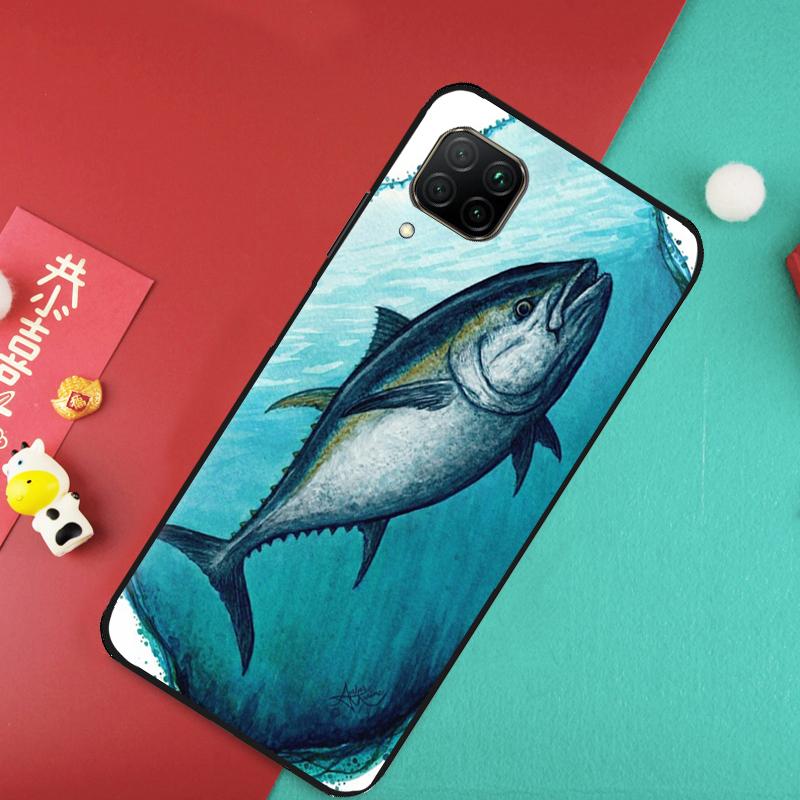 Bluefin Tuna For Huawei Nova 9 10 SE 11 Pro 7i 8i 11i 12i Y73 Y72 Y61 Y91 Y90 Y70 Y60 P30 P40 Lite Case