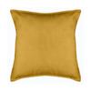 "Lilou" Velvet Effect Cushion 45 X 45 Cm Atmosphera - Ochre