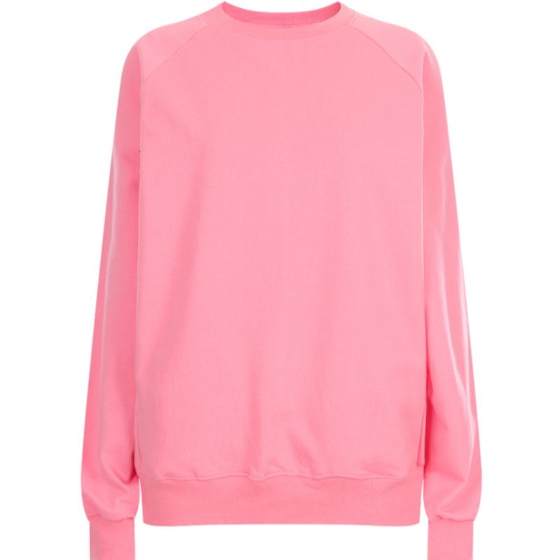 Shop Women Round Neck Stitch Pocket Raglan Sweatshirt Navy Dai Wsh 20327